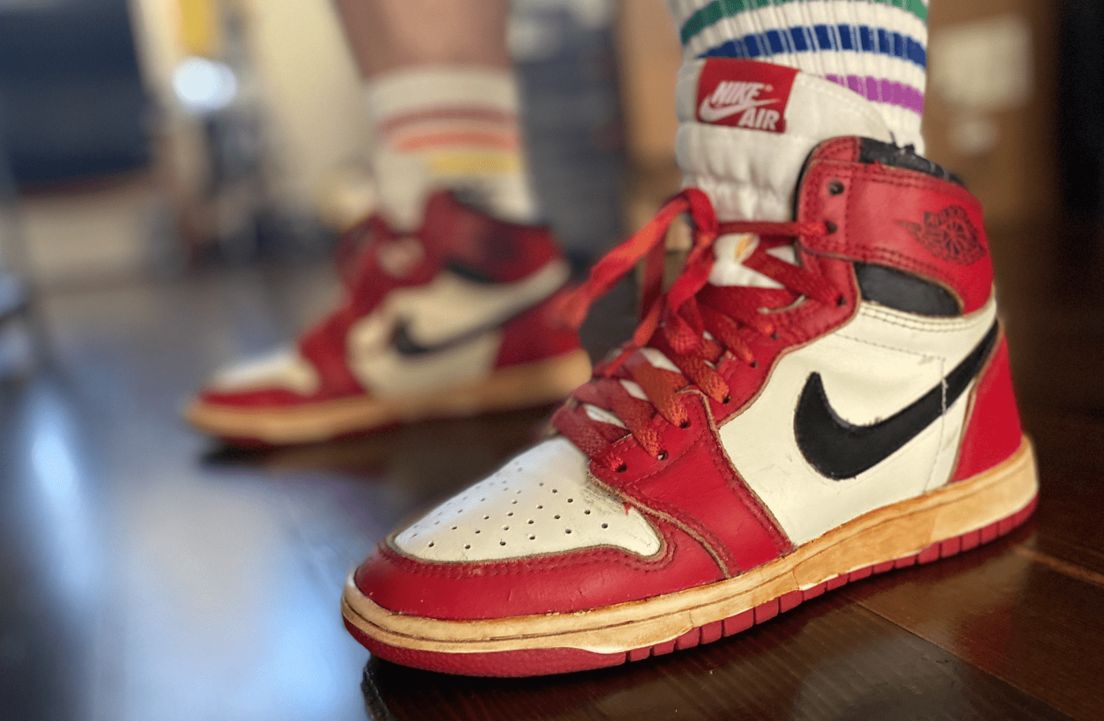 Air Jordan 1 Laces Red Aged 160cm iggyskicks