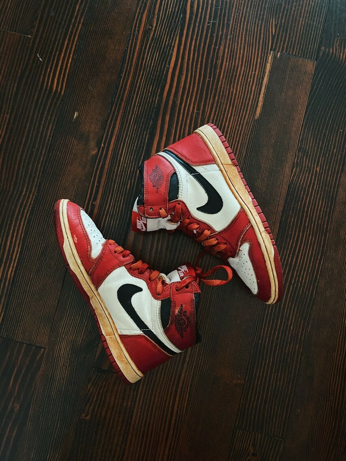 Air Jordan 1 Laces Red Aged 160cm iggyskicks
