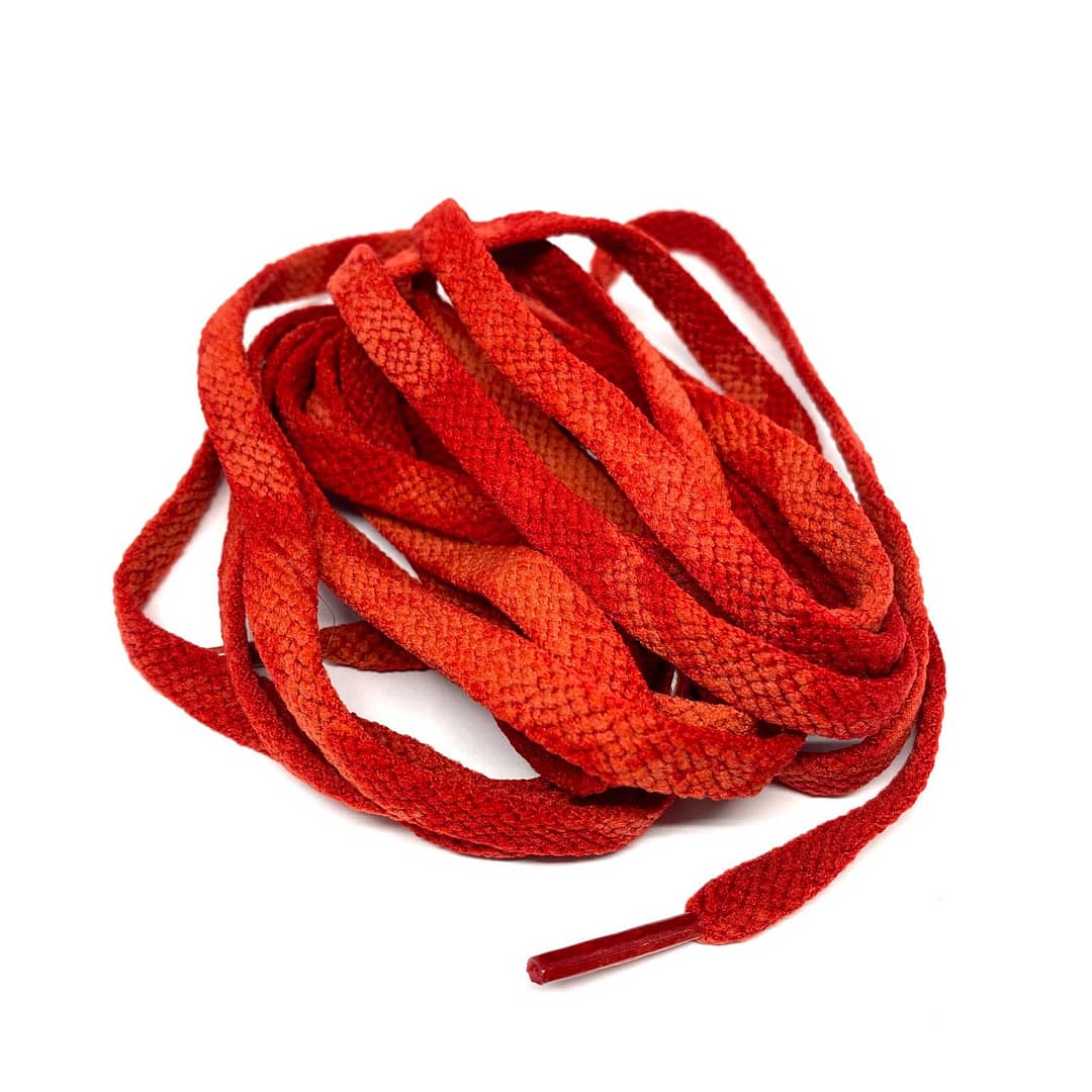 Red Aged Shoe Laces Various Sizing Available