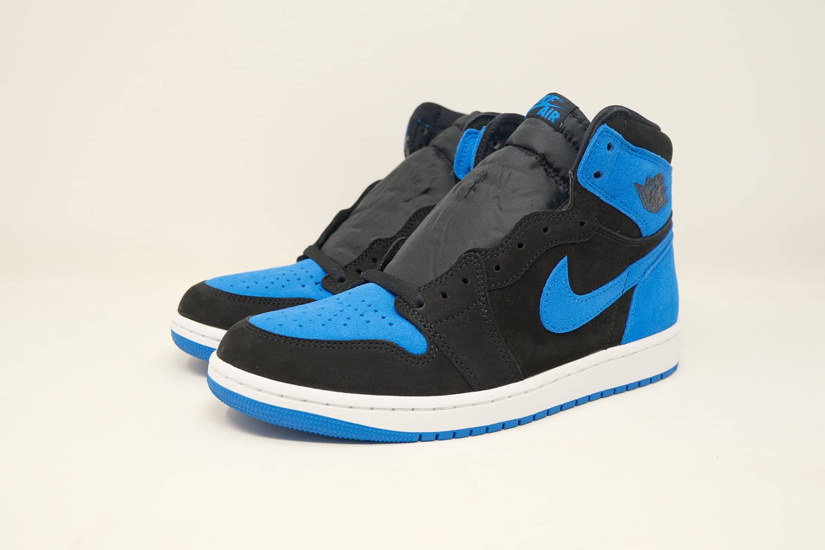 Nike Air Jordan 1 Retro OG High Royal Blue Reimagined DZ5485-042 Size 9 Suede