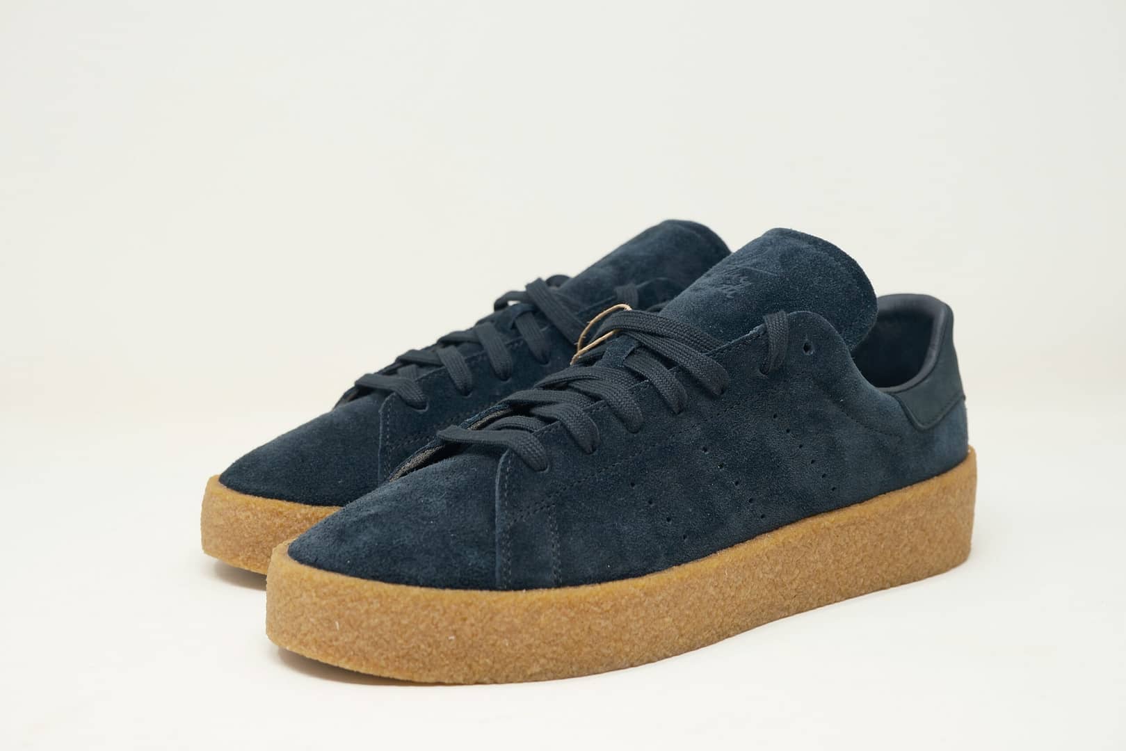 Adidas Stan Smith Crepe Black Suede Gum Fz6439sz 9 Mens