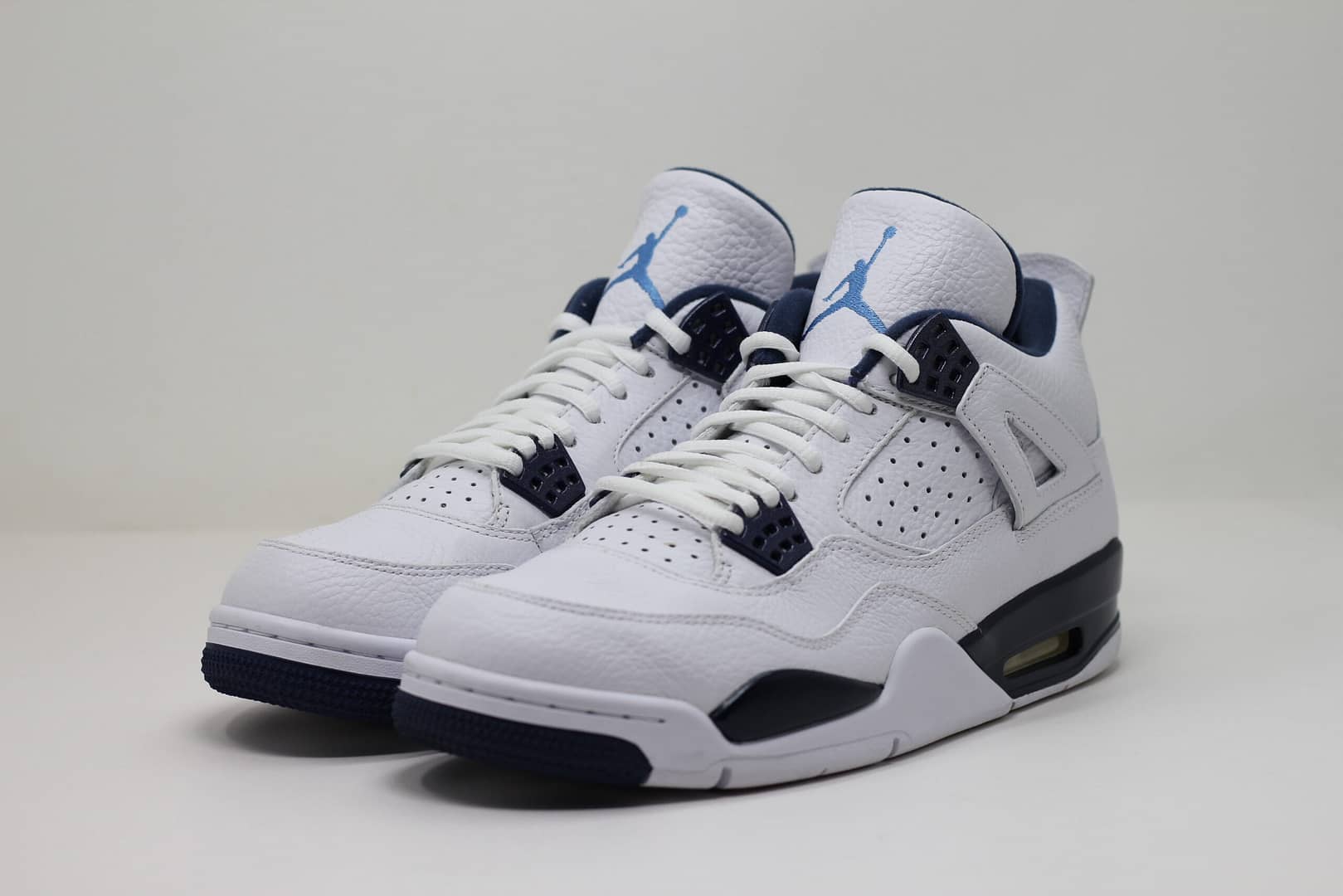 Nike Air Jordan 4 Retro LS Columbia Legend Blue 2015 US Men Size 8.5 314254-107