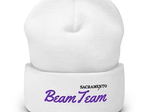 Sacramento Beam Team Cuffed Beanie (White or Grey)