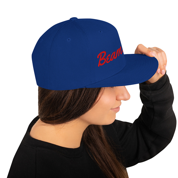 Royal Blue Red Green UV Sacramento Beam Team Snapback Hat Cap - Image 4