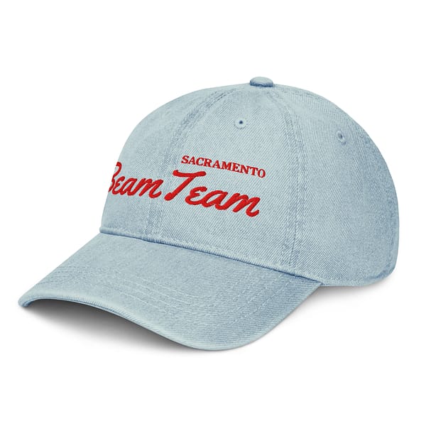 Red Sacramento Kings Denim Strapback Hat Cap (Blue, Light Blue or Black) - Image 16