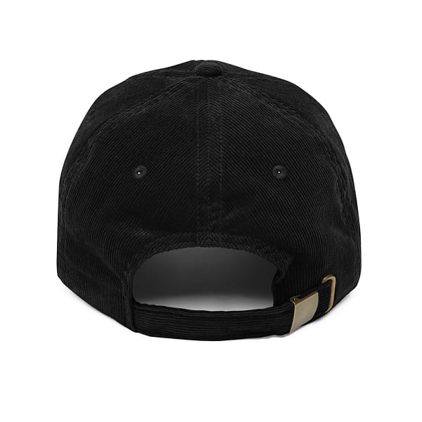 Sacramento Beam Team Black Purple White Vintage corduroy strapback buckle hat cap - Image 2