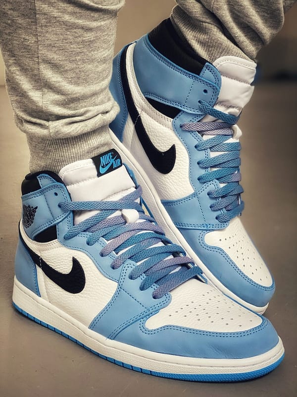 Shoe Laces - Light Blue Aged Various sizing available - Image 3