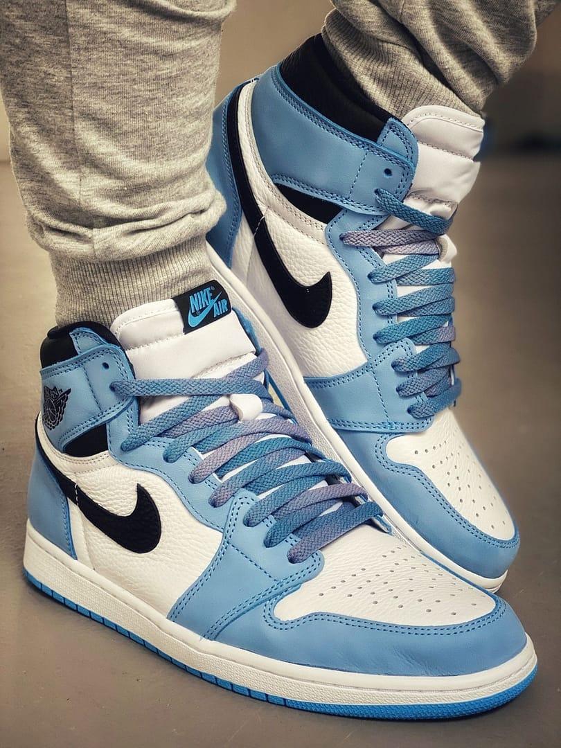 Shoe Laces - Light Blue Aged Various sizing available - Image 3