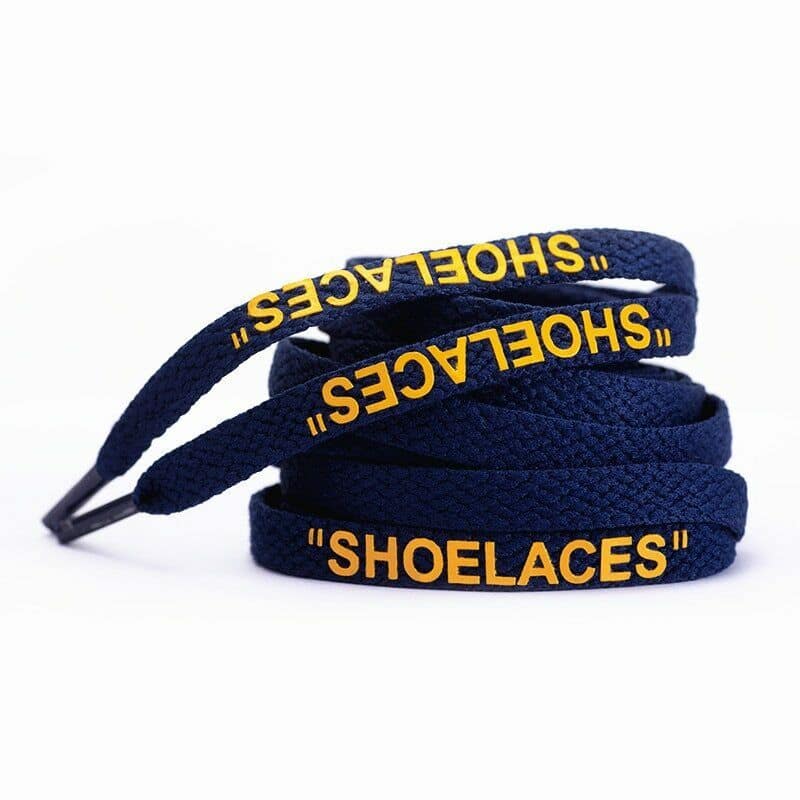 Michigan Navy Maize Yellow "SHOELACES" Shoe Laces Various sizing
